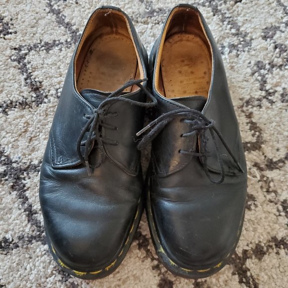 Dr. Martens Shoes - Dr. Martens 1461 Black Leather Oxford Shoes